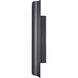 None LED 16.14 inch Powder Coated Black Outdoor Wall Sconce